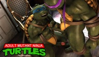 Mutant ninja turtles in mini gay game